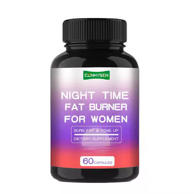 Phụ nữ chất béo đốt cháy viên nang hỗ trợ giảm cân đêm thời gian Slim cơ thể viên nang FDA chấp thuận