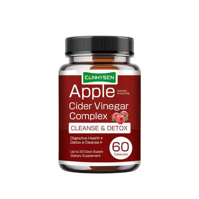 OEM Organic Apple Cider Vinegar Supplements Detox Cleanse Capsules Thúc đẩy tiêu hóa