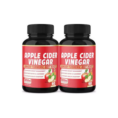 Nhãn riêng Apple Cider Vinegar Capsules Nhà máy để giảm cân đốt cháy chất béo