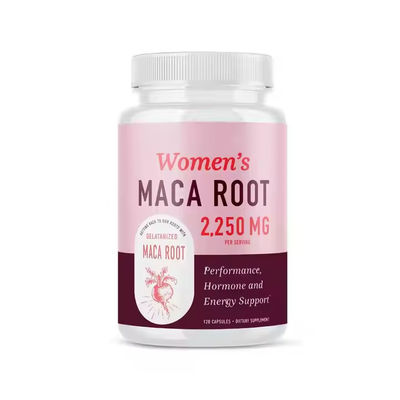 Các viên nang rễ Maca cho phụ nữ với Ashwagandha giảm căng thẳng hỗ trợ tâm trạng năng lượng