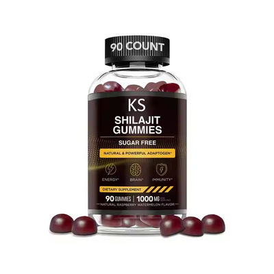 Organic Shilajit Gummies bổ sung nhựa năng lượng hỗ trợ sức khỏe tổng thể OEM ODM
