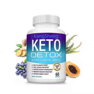 Custom OEM Keto Detox Capsules Quản lý cân nặng Thuốc giảm cân hữu cơ