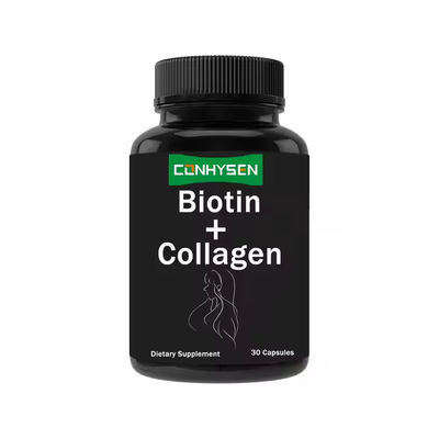 OEM thực vật chiết xuất collagen Biotin viên nang Keratin bổ sung cho tóc và da khỏe mạnh
