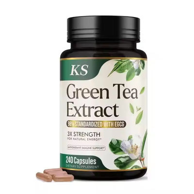 Kiểm soát trọng lượng giảm cân viên nang Green Tea chiết xuất chất chống oxy hóa bổ sung miễn dịch nhà cung cấp