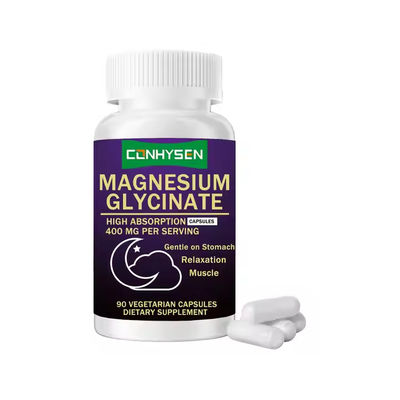 Magnesium Glycinate Capsules For Relaxation Muscle Holistic Health Dạ dày thân thiện