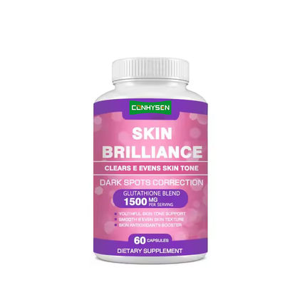 Skin Brilliance Capsules For Whitening Support Dark Spots Thuốc bổ sung chăm sóc da 60 viên