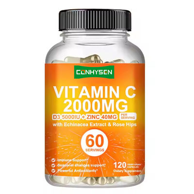 Các viên nang vitamin C hỗ trợ hệ miễn dịch khỏe mạnh Các viên nang bổ sung vitamin C