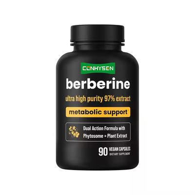OEM ODM Berberine viên nang chiết xuất thực vật bổ sung viên nang hỗ trợ sức khỏe đường tiêu hóa