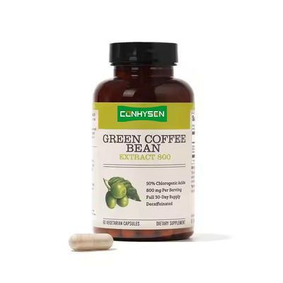 Green Coffee Bean Extract Capsules Thúc đẩy sự trao đổi chất