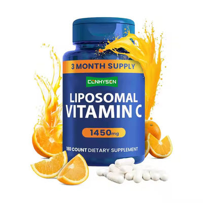Vitamin C liposomal hữu cơ viên nang Bổ sung chế độ ăn uống Giảm đau cơ bắp