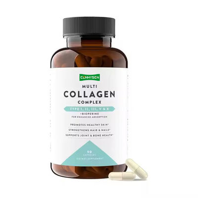 Các viên nang phức tạp đa collagen thúc đẩy sức khỏe da
