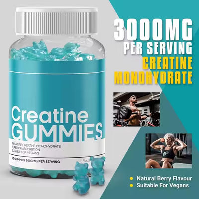 Creatine Gummies Tăng hiệu suất thể thao Creatine Monohydrate Supplement 60 Gummies