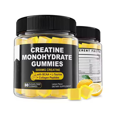 Nhãn riêng Creatine Monohydrate Gummies Năng lượng cơ bắp Pre-workout Gummies