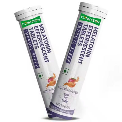 OEM Melatonin Effervescent Tablet để cải thiện giấc ngủ sâu & giấc ngủ yên tĩnh