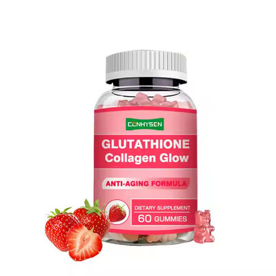 Glutathione Collagen Glow Gummies Cải thiện độ đàn hồi da Da làm trắng 2,5-3g/Gummy
