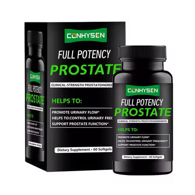 OEM Saw Palmetto Prostate Softgels cho nam giới Thúc đẩy sức khỏe dòng nước tiểu