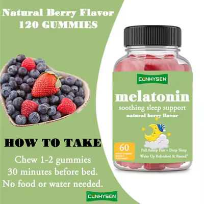 OEM Logo Melatonin Gummies For Soothing Sleep Support Giảm căng thẳng