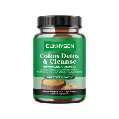 OEM Colon Detox Cleanse Capsules hỗ trợ Detox tiêu hóa để đốt cháy chất béo