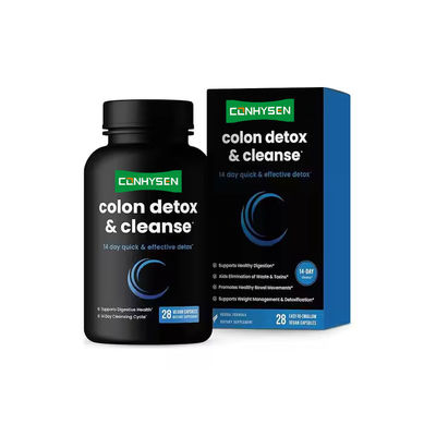 OEM Detox đại tràng làm sạch viên nang giảm cân Enzyme tiêu hóa Senna Leaf Extract Capsules