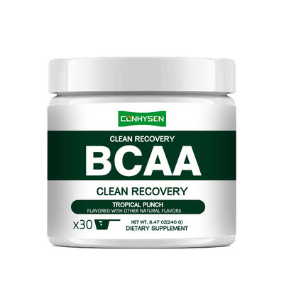 Nhãn hàng riêng Khôi phục sạch BCAA bột 9 axit amin thiết yếu Giảm đau và căng thẳng
