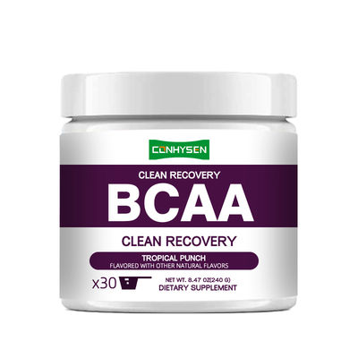 Tự chọn Khôi phục sạch bCAA bột 100% ăn chay Tăng hiệu suất nhận thức Chức năng não