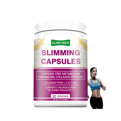 Viên nang giảm cân từ nhà sản xuất thực phẩm bổ sung, tăng cường peptide collagen 5 loại collagen