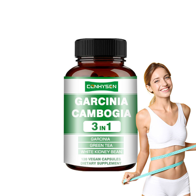 Viên nang ăn chay Garcinia Cambogia 3 trong 1 Hỗ trợ kiểm soát cân nặng