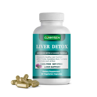 Capsules Detox gan bổ sung nghệ Thảo ăn thân thiện hỗ trợ tinh khiết tinh khiết gan