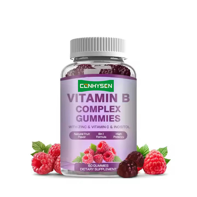 Kẹo dẻo Vitamin B Complex cho khả năng miễn dịch, Bổ sung Folate, Thực phẩm bổ sung Vitamin B12