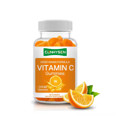 Vitamin C Chiết xuất trái cây cam kẹo cao su Tóc khỏe mạnh & giải quyết nguy cơ tim mạch Vitamin C kẹo cao su