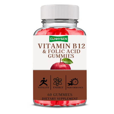Kẹo dẻo Vitamin B12 Bổ sung thảo dược tự nhiên Miễn dịch Khỏe mạnh Kẹo dẻo Vitamin B6