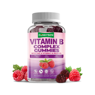 Vitamin B phức tạp kẹo cao su tăng cường miễn dịch Vitamin C B6 kẽm Folat bổ sung dinh dưỡng Vitamin B12 kẹo