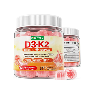Natri bổ sung chế độ ăn uống hỗ trợ hệ thống miễn dịch sức khỏe vitamin D3 K2 kẹo cao su