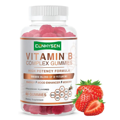 Kẹo dẻo B Complex Vitamin thuần chay không đường nhãn riêng