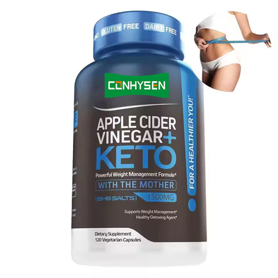 Nhãn Hiệu Riêng Hỗ Trợ Viên Nang ACV Ketone Giải Độc, Viên Uống Giảm Cân Nâng Cao và Viên Nang Giấm Táo
