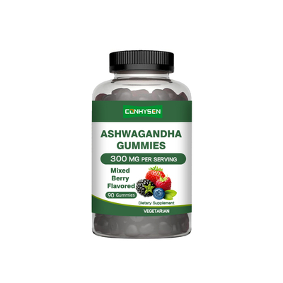 Kẹo dẻo Ashwagandha với chiết xuất KSM-66 hỗ trợ Năng lượng & Giấc ngủ