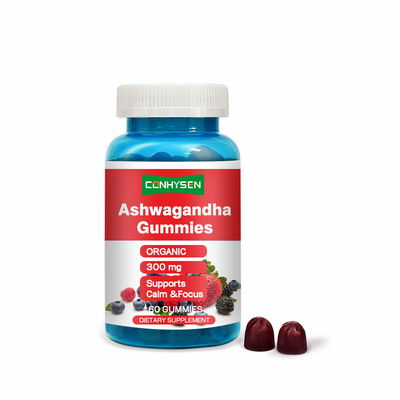 Nhập khẩu bán buôn Ashwagandha Gummies cho Calm & Focus 60 Count