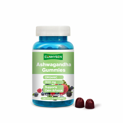 Kẹo dẻo Ashwagandha OEM 300mg giúp giảm căng thẳng & tập trung