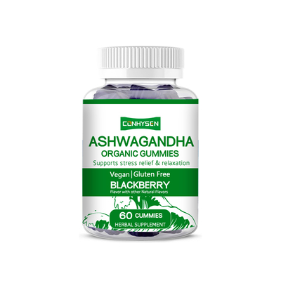 Kẹo dẻo Ashwagandha Hạn sử dụng 18 tháng Thực phẩm bổ sung giảm căng thẳng