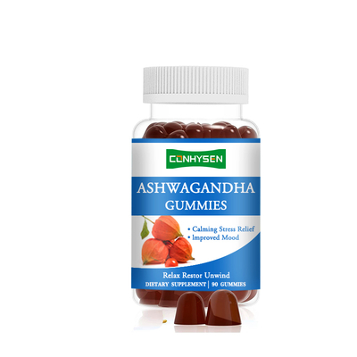 Kẹo dẻo Ashwagandha Probiotic với Vitamin D2 cho Trí nhớ và Tập trung