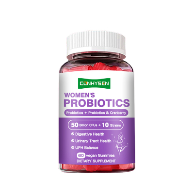 Nhà máy Kẹo dẻo Probiotic dành cho phụ nữ mang thương hiệu riêng duy trì cân bằng độ pH