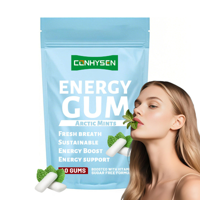 Tùy chỉnh của nhà máy Energy Gum Fresh Breath Energy Boost Tablets