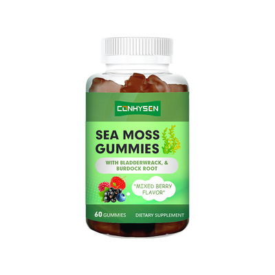Hương vị Berry hỗn hợp Biển Moss kẹo cao su Nhãn hiệu tùy chỉnh Thúc đẩy sức khỏe khớp xương