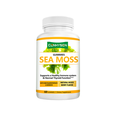 Nhà máy Sea Moss Gummies Premium Custom Hỗ trợ Hệ thống miễn dịch khỏe mạnh
