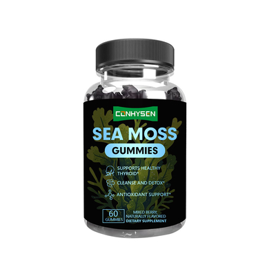 Burdock Sea Moss Gummies Factory Customization Thúc đẩy tuyến giáp khỏe mạnh