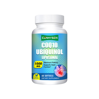 COQ10 Ubiquinol Softgels Nhãn hiệu tùy chỉnh Tăng năng lượng và sức sống