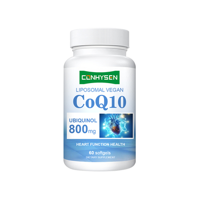 Duy trì huyết áp bình thường Viên nang mềm CoQ10 800mg Nhà sản xuất Tùy chỉnh