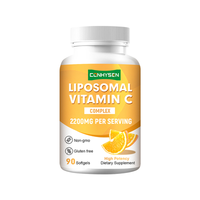 Nhà cung cấp viên nang mềm Vitamin C Liposome Tùy chỉnh Tăng cường Khả năng miễn dịch Chống oxy hóa