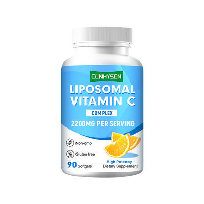 Liposomal Vitamin C Complex Softgels hỗ trợ sức khỏe da Nhà sản xuất tùy chỉnh