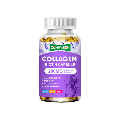 Viên nang Collagen thủy phân tùy chỉnh bán buôn hỗ trợ tóc, da, móng